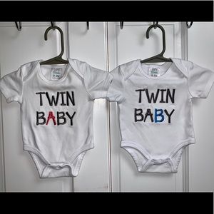 Embroidered twin set